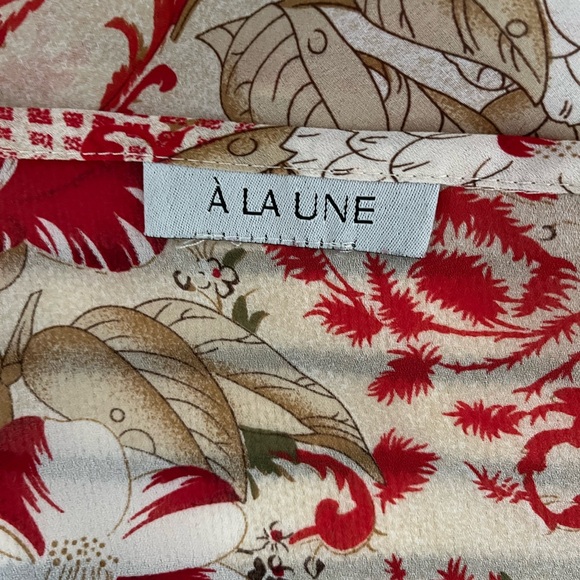 Ruffled Tie Blouse - Picture 3 of 3